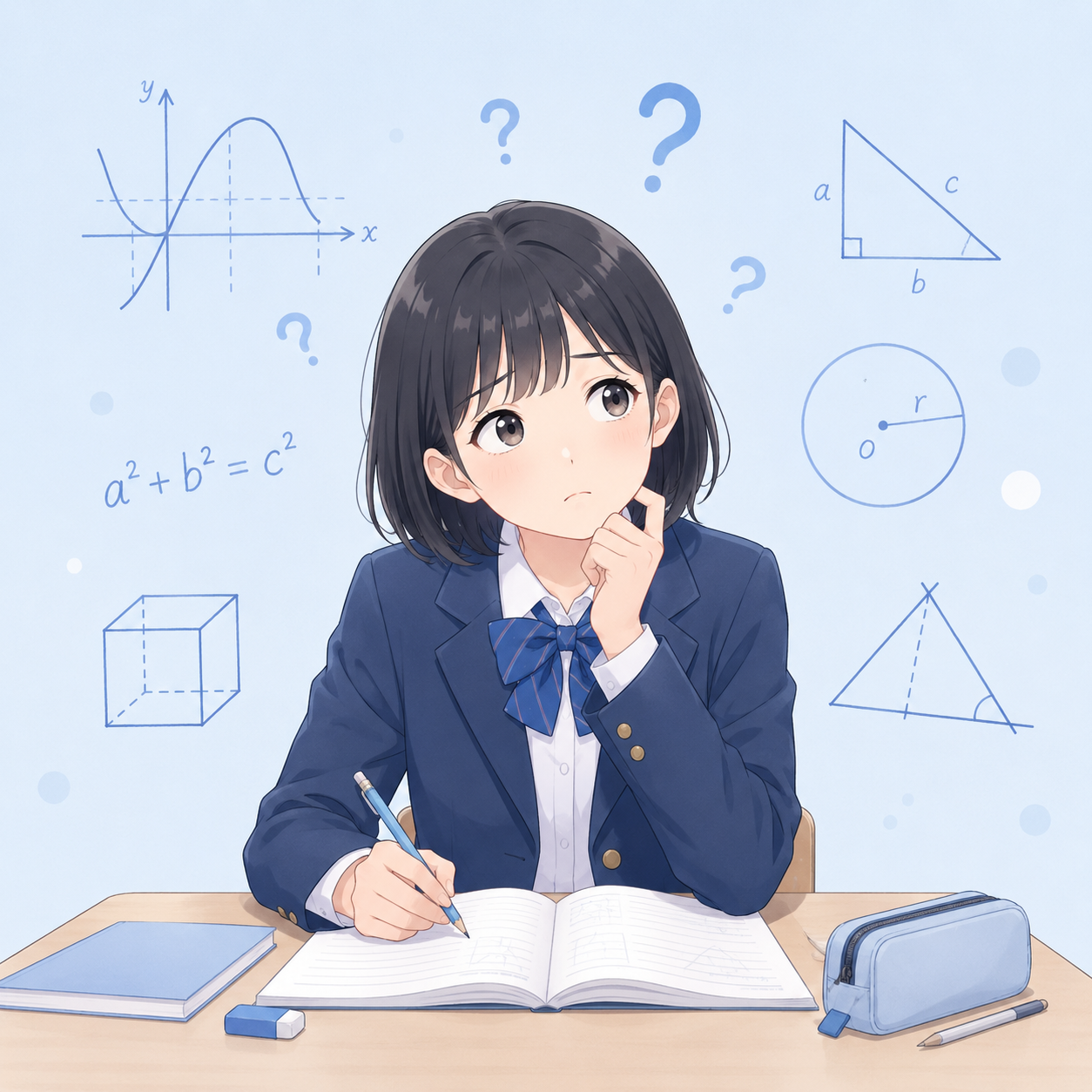 数学のどこでつまずいているのか分からない