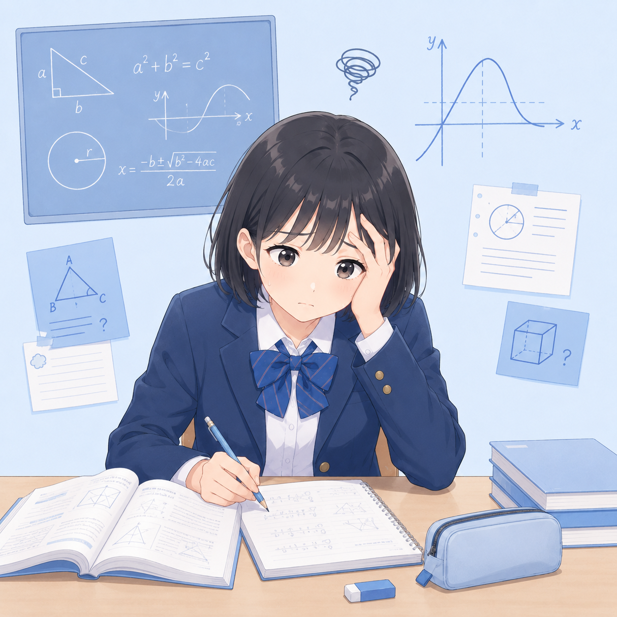 学校の授業についていくのが大変になってきた
